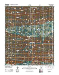 Nimrod Arkansas Historical topographic map, 1:24000 scale, 7.5 X 7.5 Minute, Year 2011