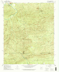 Nimrod SE Arkansas Historical topographic map, 1:24000 scale, 7.5 X 7.5 Minute, Year 1968