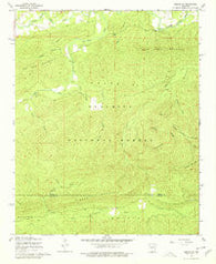 Nimrod SW Arkansas Historical topographic map, 1:24000 scale, 7.5 X 7.5 Minute, Year 1968