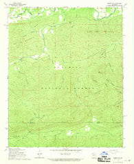 Nimrod SW Arkansas Historical topographic map, 1:24000 scale, 7.5 X 7.5 Minute, Year 1968
