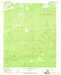 Nimrod SW Arkansas Historical topographic map, 1:24000 scale, 7.5 X 7.5 Minute, Year 1968