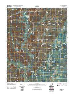 Noland Arkansas Historical topographic map, 1:24000 scale, 7.5 X 7.5 Minute, Year 2011