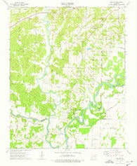 Noland Arkansas Historical topographic map, 1:24000 scale, 7.5 X 7.5 Minute, Year 1974