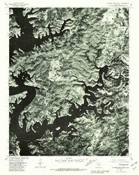 Norfork Dam North Arkansas Historical topographic map, 1:24000 scale, 7.5 X 7.5 Minute, Year 1979