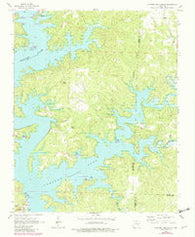 Norfork Dam North Arkansas Historical topographic map, 1:24000 scale, 7.5 X 7.5 Minute, Year 1965