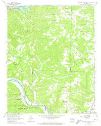 Norfork Dam South Arkansas Historical topographic map, 1:24000 scale, 7.5 X 7.5 Minute, Year 1964