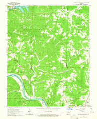 Norfork Dam South Arkansas Historical topographic map, 1:24000 scale, 7.5 X 7.5 Minute, Year 1964