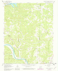 Norfork Dam South Arkansas Historical topographic map, 1:24000 scale, 7.5 X 7.5 Minute, Year 1964