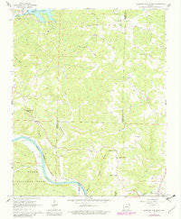 Norfork Dam South Arkansas Historical topographic map, 1:24000 scale, 7.5 X 7.5 Minute, Year 1964