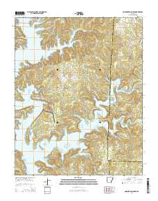 Norfork Dam North Arkansas Current topographic map, 1:24000 scale, 7.5 X 7.5 Minute, Year 2014