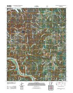 Norfork Dam South Arkansas Historical topographic map, 1:24000 scale, 7.5 X 7.5 Minute, Year 2011