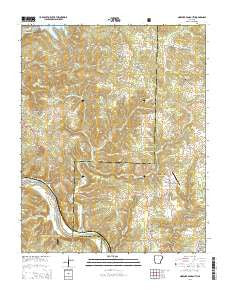 Norfork Dam South Arkansas Current topographic map, 1:24000 scale, 7.5 X 7.5 Minute, Year 2014