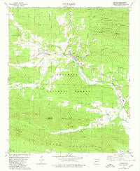 Norman Arkansas Historical topographic map, 1:24000 scale, 7.5 X 7.5 Minute, Year 1979