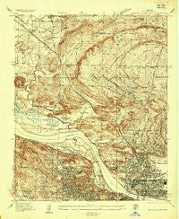 North Little Rock Arkansas Historical topographic map, 1:24000 scale, 7.5 X 7.5 Minute, Year 1935