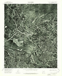 North Little Rock Arkansas Historical topographic map, 1:24000 scale, 7.5 X 7.5 Minute, Year 1975