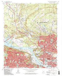 North Little Rock Arkansas Historical topographic map, 1:24000 scale, 7.5 X 7.5 Minute, Year 1986
