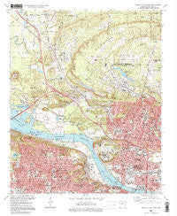 North Little Rock Arkansas Historical topographic map, 1:24000 scale, 7.5 X 7.5 Minute, Year 1996