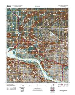 North Little Rock Arkansas Historical topographic map, 1:24000 scale, 7.5 X 7.5 Minute, Year 2011