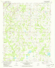 Oak Grove Arkansas Historical topographic map, 1:24000 scale, 7.5 X 7.5 Minute, Year 1982
