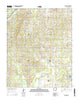 Oak Grove Arkansas Current topographic map, 1:24000 scale, 7.5 X 7.5 Minute, Year 2014