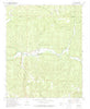 Oark Arkansas Historical topographic map, 1:24000 scale, 7.5 X 7.5 Minute, Year 1973