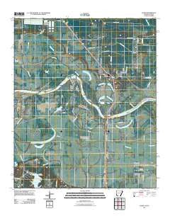Ogden Arkansas Historical topographic map, 1:24000 scale, 7.5 X 7.5 Minute, Year 2011