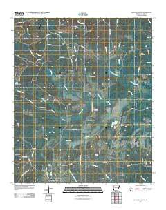 Okolona North Arkansas Historical topographic map, 1:24000 scale, 7.5 X 7.5 Minute, Year 2011
