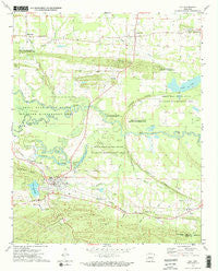 Ola Arkansas Historical topographic map, 1:24000 scale, 7.5 X 7.5 Minute, Year 1972