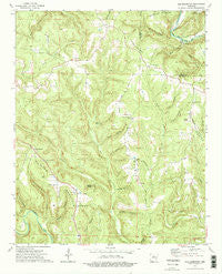 Old Lexington Arkansas Historical topographic map, 1:24000 scale, 7.5 X 7.5 Minute, Year 1973
