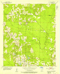 Old Town Arkansas Historical topographic map, 1:24000 scale, 7.5 X 7.5 Minute, Year 1952