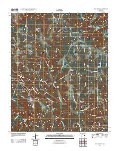 Old Lexington Arkansas Historical topographic map, 1:24000 scale, 7.5 X 7.5 Minute, Year 2011