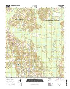 Old Town Arkansas Current topographic map, 1:24000 scale, 7.5 X 7.5 Minute, Year 2014
