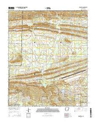 Olmstead Arkansas Current topographic map, 1:24000 scale, 7.5 X 7.5 Minute, Year 2014