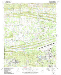Olmstead Arkansas Historical topographic map, 1:24000 scale, 7.5 X 7.5 Minute, Year 1987