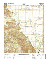 Olyphant Arkansas Current topographic map, 1:24000 scale, 7.5 X 7.5 Minute, Year 2014
