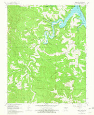 Omaha NE Arkansas Historical topographic map, 1:24000 scale, 7.5 X 7.5 Minute, Year 1966
