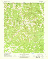 Omaha Arkansas Historical topographic map, 1:24000 scale, 7.5 X 7.5 Minute, Year 1967