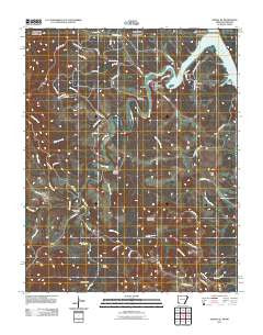 Omaha NE Arkansas Historical topographic map, 1:24000 scale, 7.5 X 7.5 Minute, Year 2011