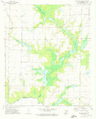 One Horse Store Arkansas Historical topographic map, 1:24000 scale, 7.5 X 7.5 Minute, Year 1972