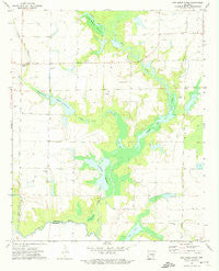 One Horse Store Arkansas Historical topographic map, 1:24000 scale, 7.5 X 7.5 Minute, Year 1972