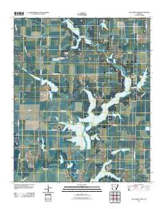 One Horse Store Arkansas Historical topographic map, 1:24000 scale, 7.5 X 7.5 Minute, Year 2011