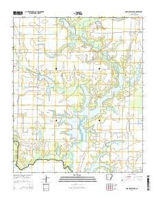 One Horse Store Arkansas Current topographic map, 1:24000 scale, 7.5 X 7.5 Minute, Year 2014