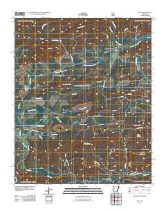 Onyx Arkansas Historical topographic map, 1:24000 scale, 7.5 X 7.5 Minute, Year 2011