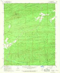 Onyx Arkansas Historical topographic map, 1:24000 scale, 7.5 X 7.5 Minute, Year 1968