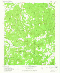 Osage NE Arkansas Historical topographic map, 1:24000 scale, 7.5 X 7.5 Minute, Year 1968