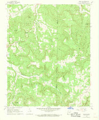 Osage NE Arkansas Historical topographic map, 1:24000 scale, 7.5 X 7.5 Minute, Year 1968