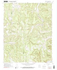 Osage SW Arkansas Historical topographic map, 1:24000 scale, 7.5 X 7.5 Minute, Year 1968
