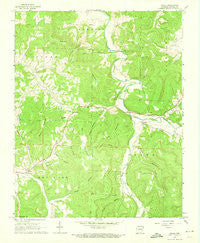Osage Arkansas Historical topographic map, 1:24000 scale, 7.5 X 7.5 Minute, Year 1968