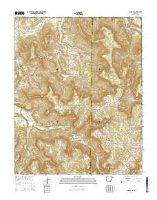 Osage NE Arkansas Current topographic map, 1:24000 scale, 7.5 X 7.5 Minute, Year 2014