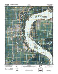 Osceola Arkansas Historical topographic map, 1:24000 scale, 7.5 X 7.5 Minute, Year 2011